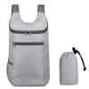 1pc Outdoor Portable Backpack For Camping; Hiking; Sports; Lightweight Cycling Bag For Men; Women; Kids; Adults - Grey