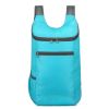 1pc Outdoor Portable Backpack For Camping; Hiking; Sports; Lightweight Cycling Bag For Men; Women; Kids; Adults - Light Blue