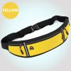 Small Fitness Waist Bag (Fit Up To 75kg) With Adjustable Strap For Hiking Running Outdoor Traveling - Yellow