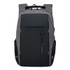 1pc Men's Anti-theft Bag Laptop Backpack; Large Capacity Business Bag For Travel; USB Charging Backpack - Grey