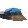 Beach Camping Mosquito-proof Sunshade Tent With Extended Rear End - Blue - Car Tent