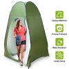 1Person Outdoor Pop Up Toilet Tent Portable Changing Clothes Room Shower Tent - Green