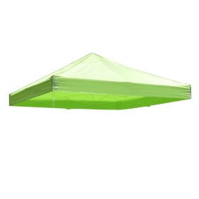 9.6X9.6ft EZ Pop Up Canopy Folding Gazebo/Light Green - As Picture