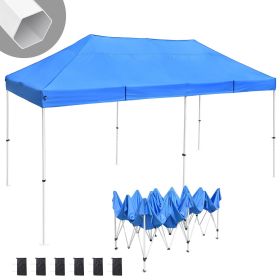 10X20ft EZ Pop Up Canopy Folding Gazebo/Navy - As Picture