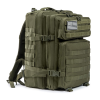 Military 3P Tactical 45L Backpack | Army 3 Day Assault Pack | Molle Bag Rucksack | Range Bag - Army Green