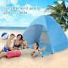 UV Sun Protection Waterproof Pop Up Beach Tent  - Blue - Beach Tent