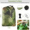 600lbs Load 2 Persons Hammock with Mosquito Net Outdoor Hiking Camping Hammock Portable Nylon Swing Hanging Bed - Camouflage