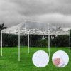 10X20ft EZ Pop Up Canopy Folding Gazebo/White - As Picture