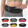 Small Fitness Waist Bag (Fit Up To 75kg) With Adjustable Strap For Hiking Running Outdoor Traveling - Blue