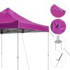 9.6x9.6ft EZ Canopy Gazebo Top Replacement Vivid Viola - As Picture