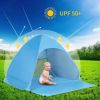 UV Sun Protection Waterproof Pop Up Beach Tent  - Blue - Beach Tent