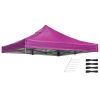 9.6x9.6ft EZ Canopy Gazebo Top Replacement Vivid Viola - As Picture