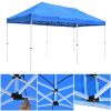 10X20ft EZ Pop Up Canopy Folding Gazebo/Navy - As Picture