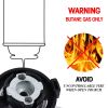 2 Pack Camping Gas Torch Welding Fire Maker Lighter Butane Burner Flame Gun BBQ - White