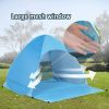 UV Sun Protection Waterproof Pop Up Beach Tent  - Blue - Beach Tent