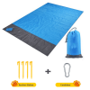 1pc Outdoor Camping Picnic Mat; Oxford Cloth Portable Mat; Folding Waterproof Moisture-proof Mat For Beach - Army Green - 78.74*82.68inch