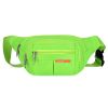 Casual Multifunctional Waist Bag; Adjustable Durable Large Capacity Messenger Bag For Outdoor Sports Running Walking - Rose Red