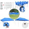 10X20ft EZ Pop Up Canopy Folding Gazebo/Navy - As Picture