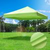 9.6X9.6ft EZ Pop Up Canopy Folding Gazebo/Light Green - As Picture