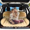 Auto Traveling Camping Air Backseat Mattress Travel Sleeping Pad  - Yellow - Sleeping Pad