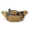 Nylon Camping Belt Bag; Military Hunting Tactical Waist Pack - Khaki